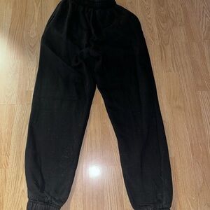 PrettyLittleThing Black Track Joggers